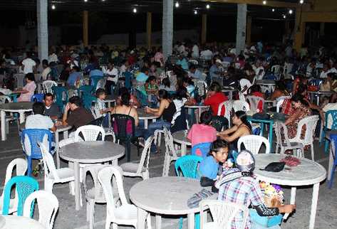 En las últimas semanas, pocos pobladores han llegado a jugar bingo a sede bomberil de Reu.