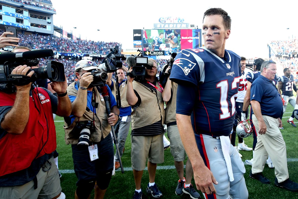 Tom Brady afirma que los comentarios de Trump solo crearon división. (Foto Prensa Libre: AFP)