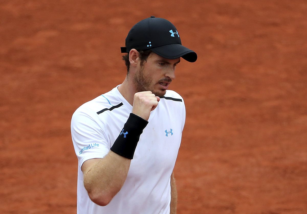 Murray logró el pase a siguiente ronda dejando en el camino al argentino Del Potro. (Foto Prensa Libre: EFE)