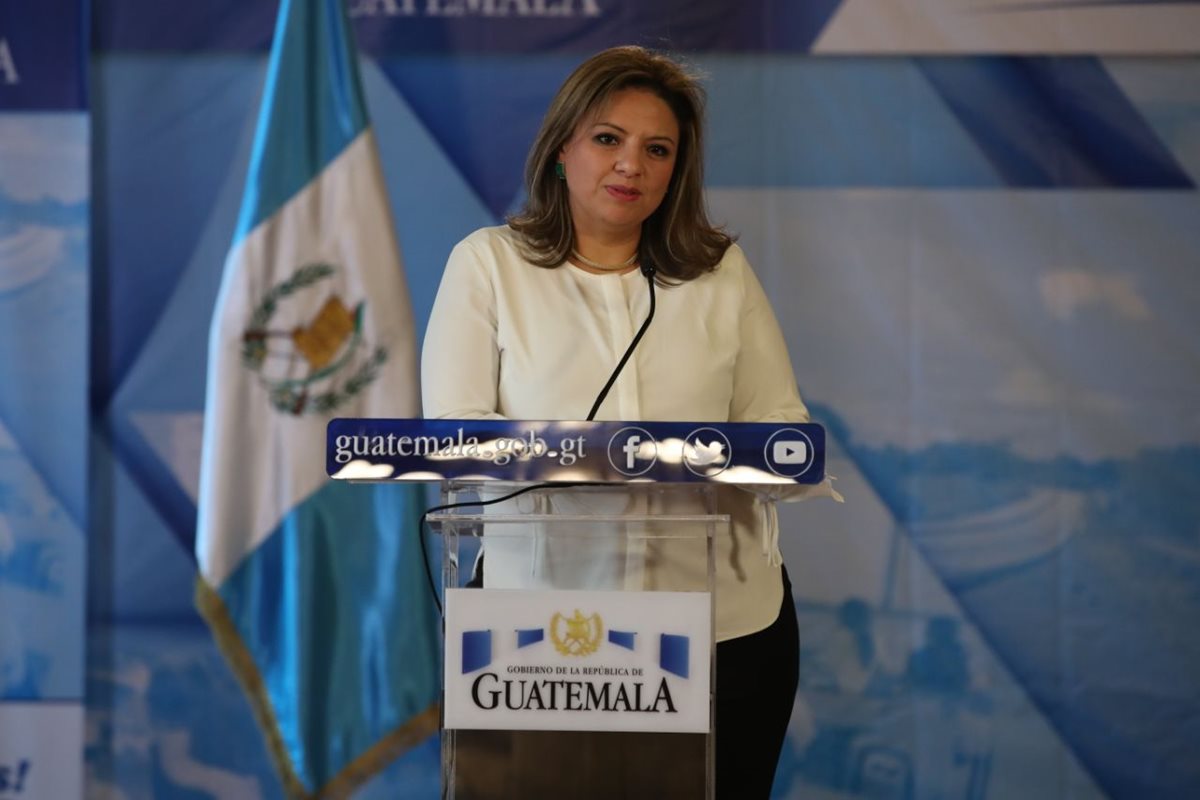 La canciller Sandra Jovel considera que la Cicig sí ejerce injerencia en el país. (Foto Prensa Libre: Paulo Raquec)