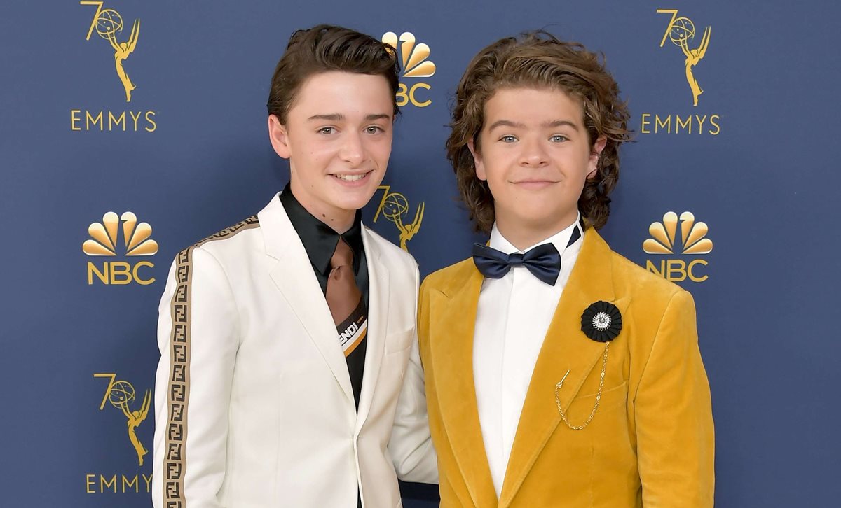 Noah Schnapp y Gaten Materazzo.