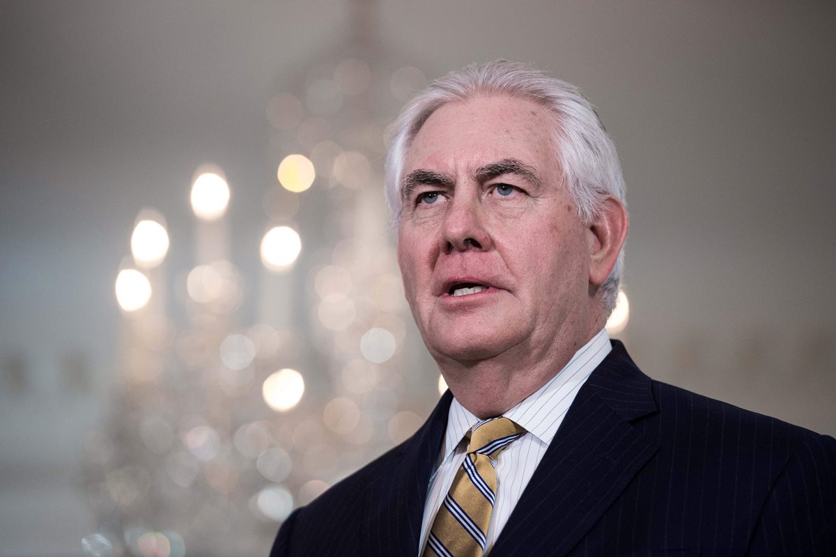 Rex Tillerson, secretario de Estado de EEUU, viajará a Moscú. (AFP)