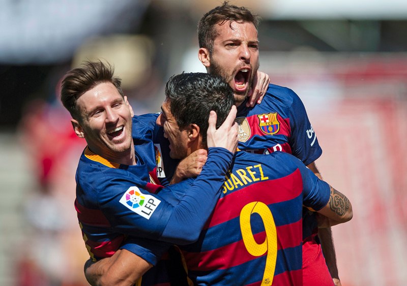 El Barcelona sumó otro título a su histórico palmarés en España. (Foto Prensa Libre: AP)