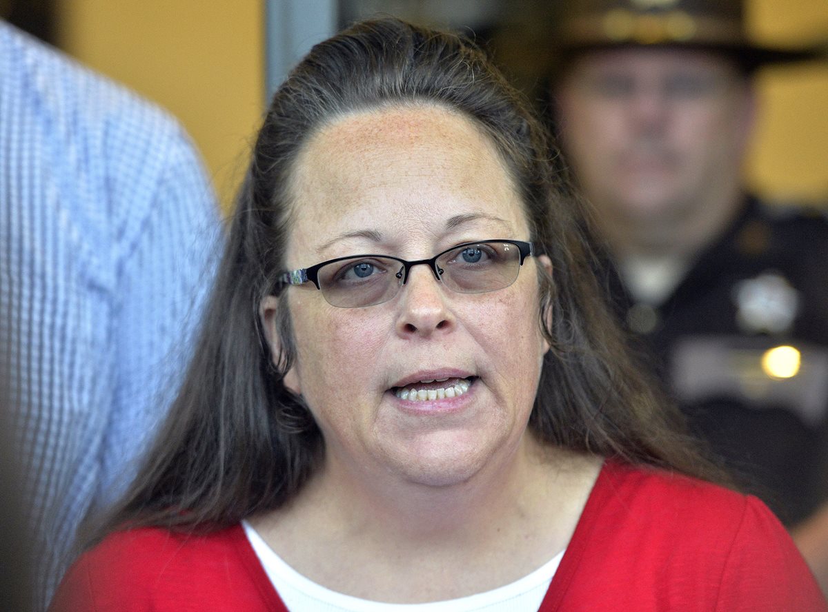 La Prensa estadounidense asegura que Kim Davis se reunió con el Papa en EE. UU. (Foto Prensa Libre: AP).
