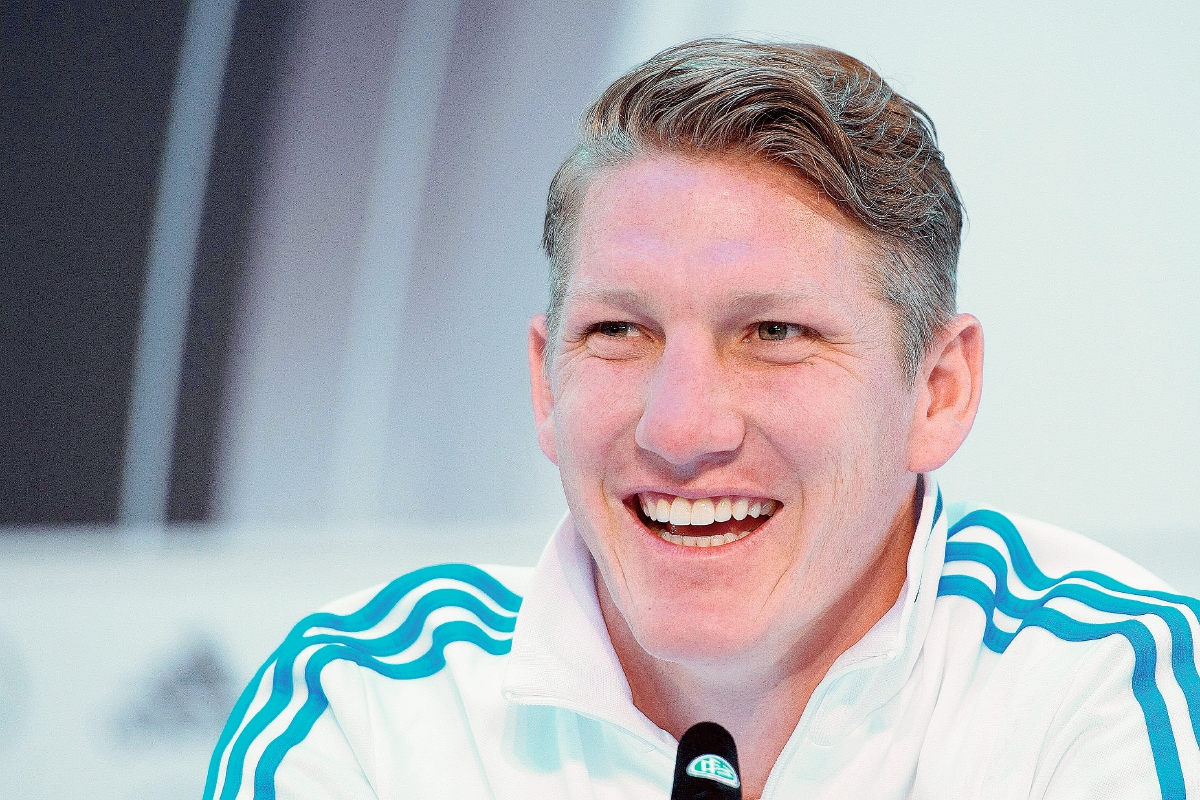 Bastian Schweinsteiger, la nueva sensación del Manchester United. (Foto Prensa Libre: EFE)