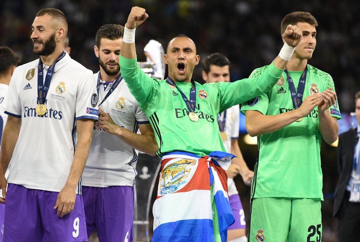 La Federación Costarricense de Fútbol (Fedefútbol) incrementó esta semana las medidas de seguridad para evitar que la euforia por el guardameta del Real Madrid, Keylor Navas. (Foto Prensa Libre: EFE)