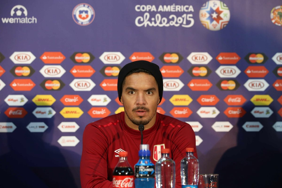 Juan Vargas durante la conferencia de prensa de este miércoles. (Foto Prensa Libre: EFE)