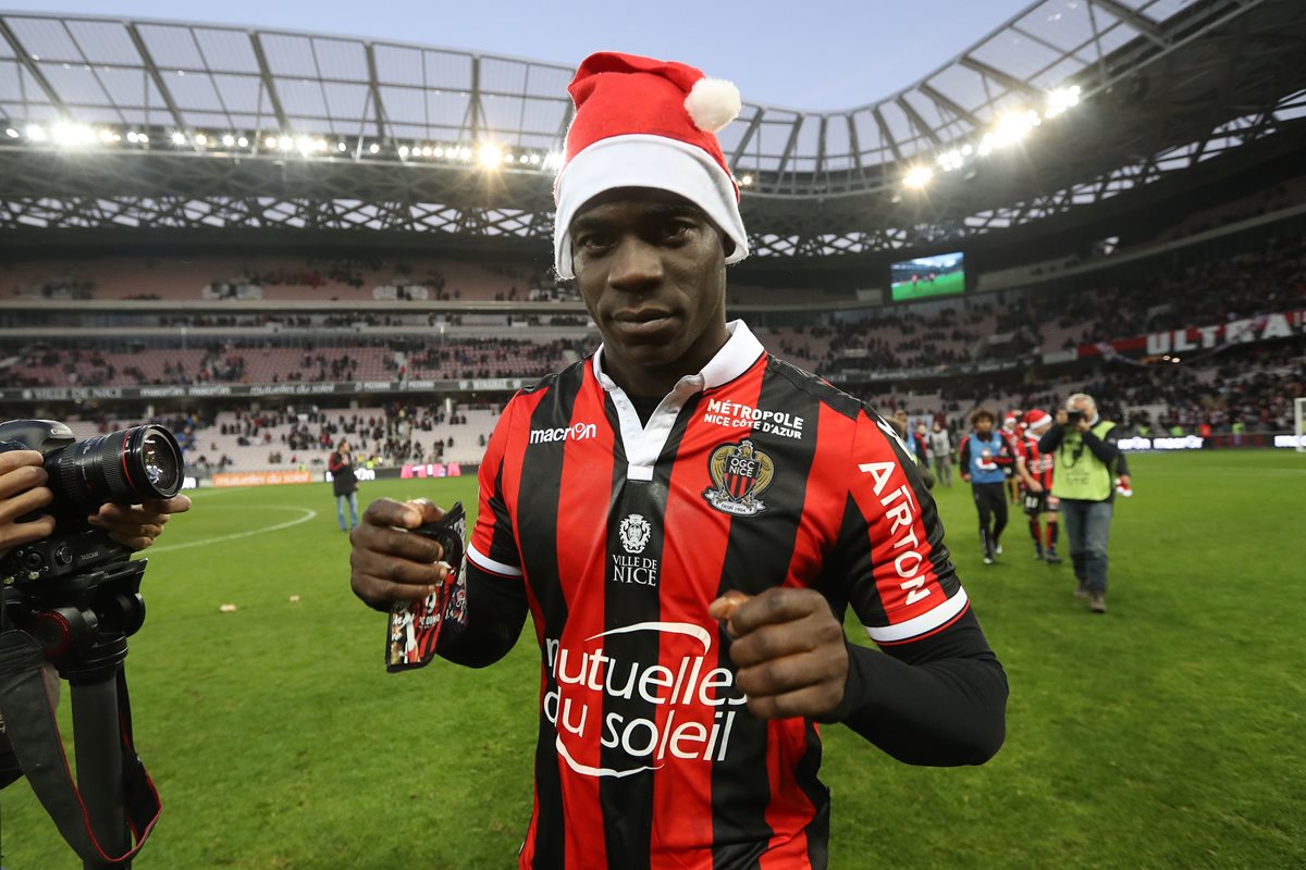 Mario Balotelli es la gran estrella del Niza. (Foto Prensa Libre: AFP)