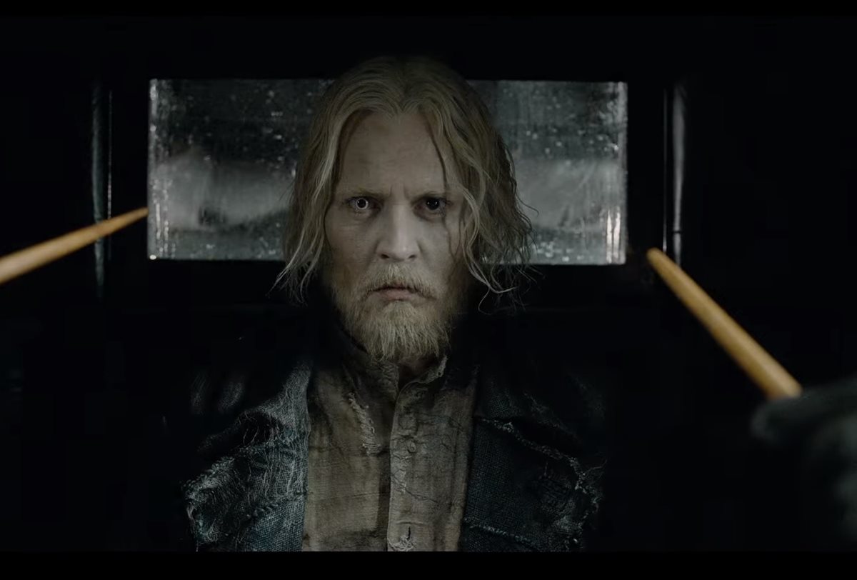 Así se ve Johnny Depp como Gellert Grindelwald