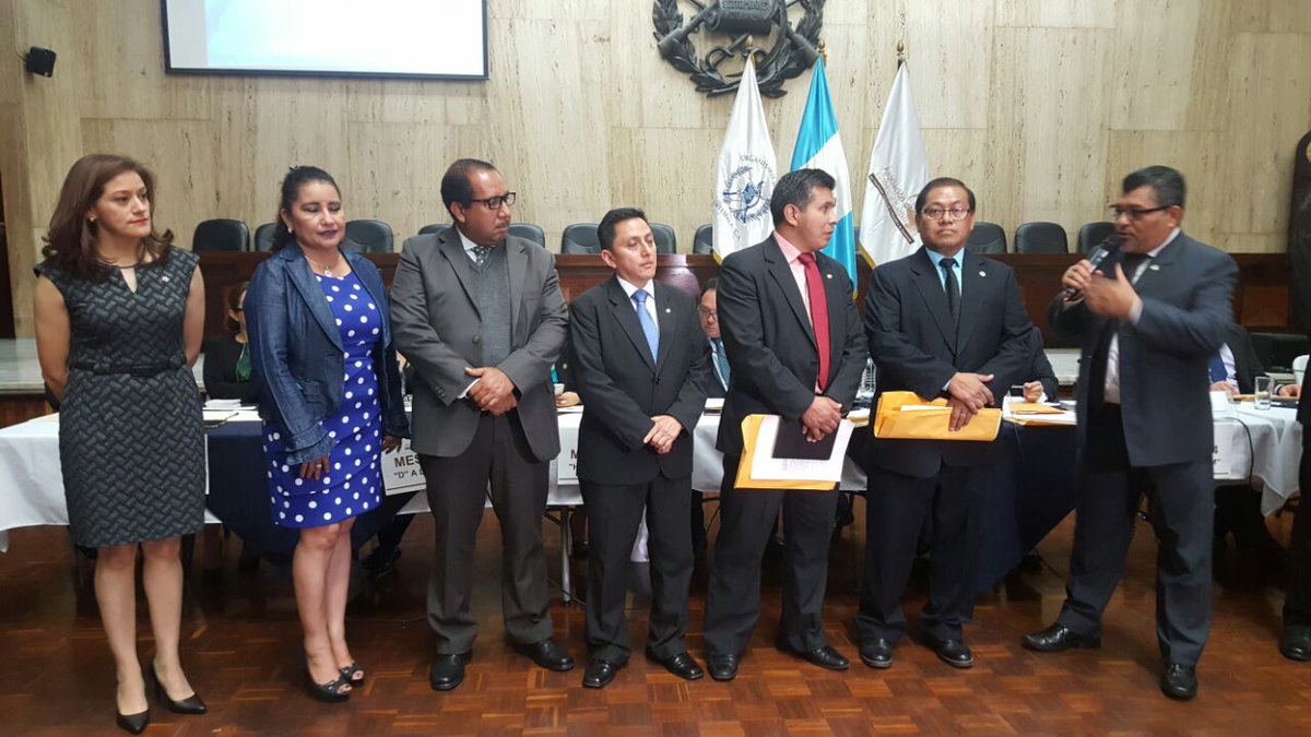 La planilla 1 es la ganadora de las votaciones de la Asociación de Jueces y Magistrados. (Foto Prensa Libre: OJ)