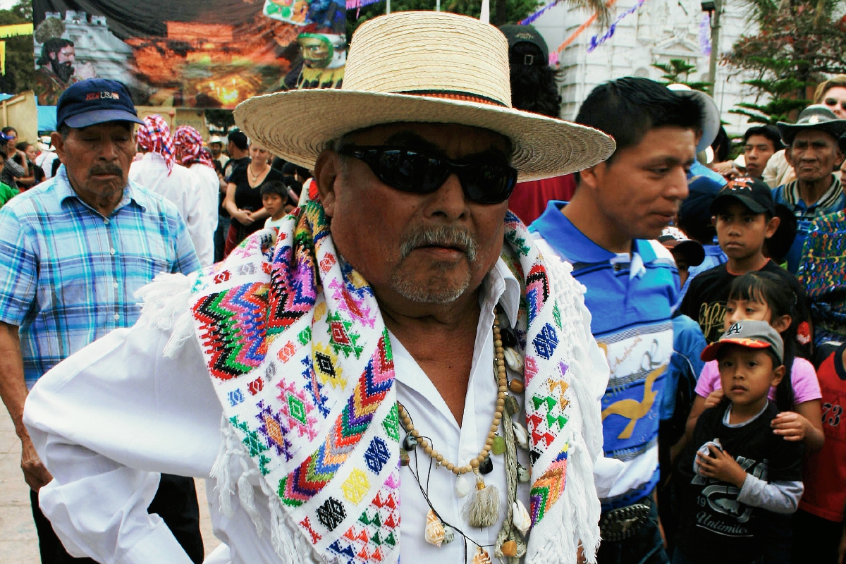 José León Coloch Garniga, protector y director del Rabinal Achí, murió a los 81 años. (Foto: Prensa Libre: Carlos Grave)