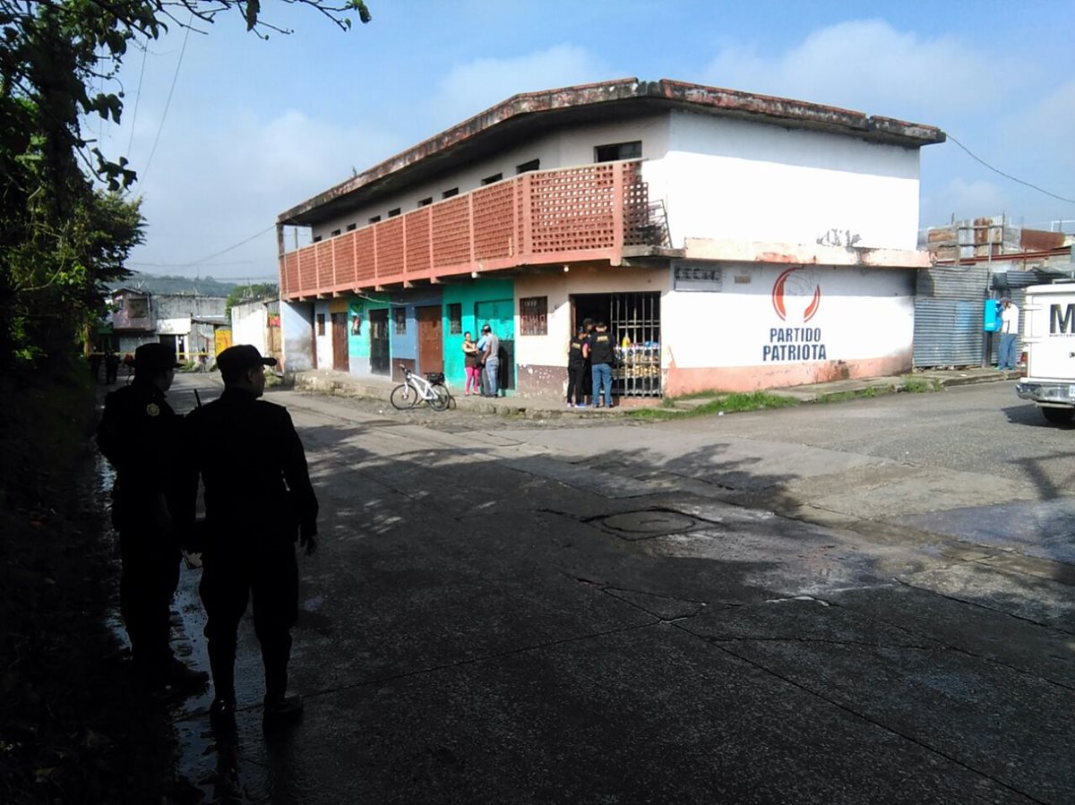 La víctima tenía ocho meses de atender la panadería. (Foto Prensa Libre: Estuardo Paredes)