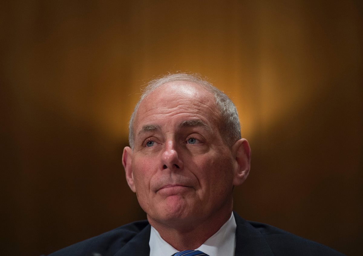 El general retirado John Kelly, es el nominado de Trump para dirigir el Departamento de Seguridad Nacional de EE. UU. (Foto Prensa Libre: AFP).