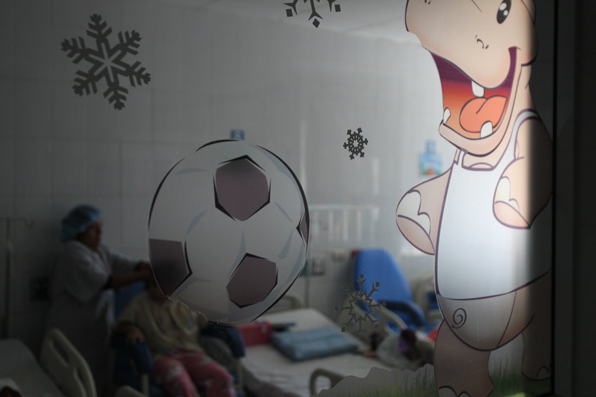 Unidad de niños quemados del Hospital Roosevelt. (Foto Prensa Libre: Esbin García)