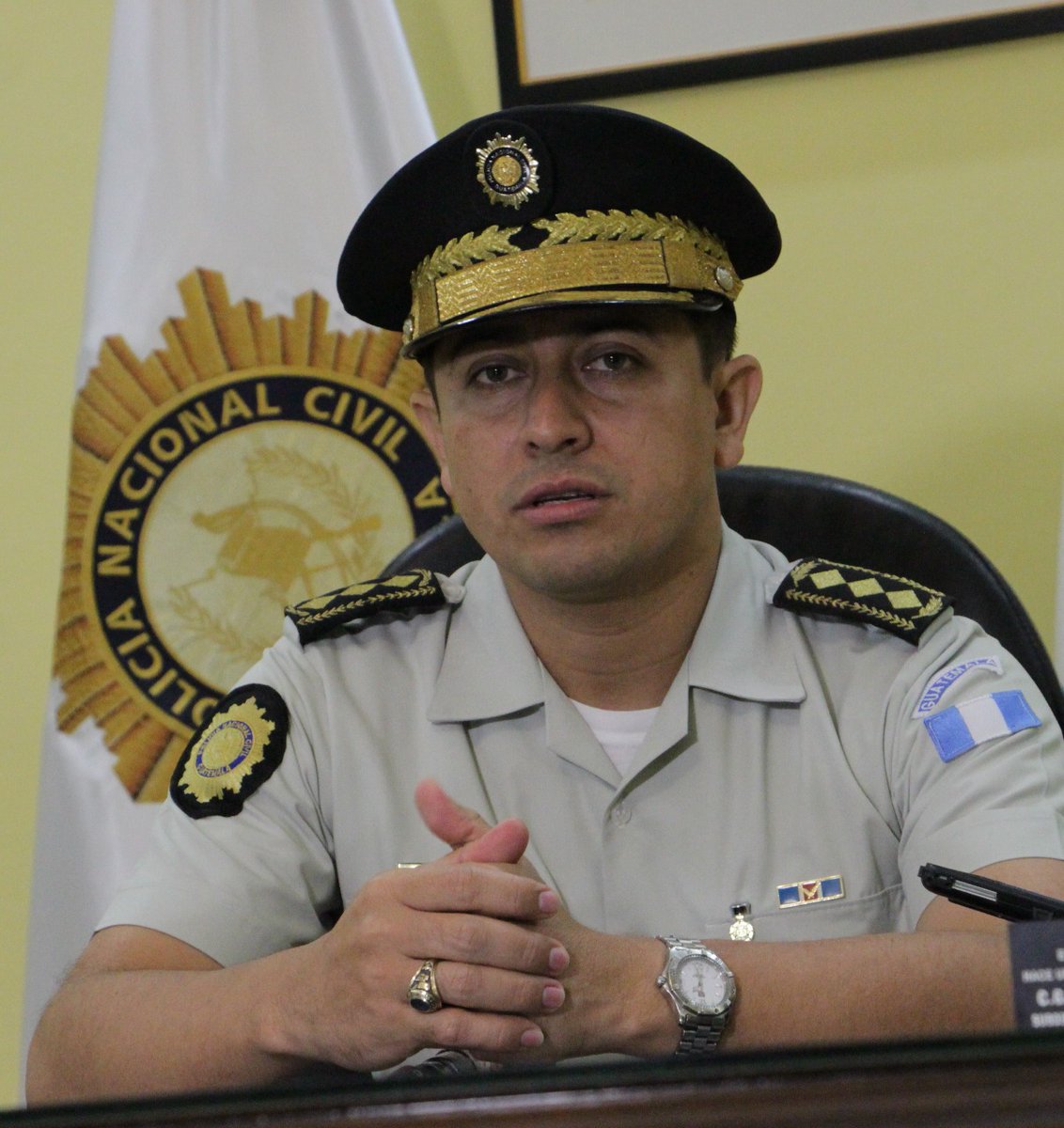 Nery Ramos, fue director de la PNC y buscaba ser candidato a diputado por el distrito de Jutiapa. (Foto Prensa Libre: Hemeroteca PL)