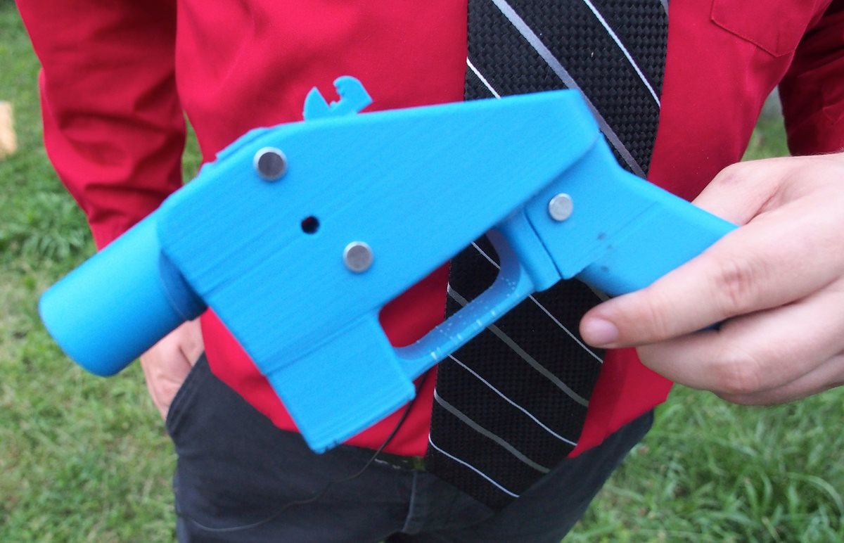 La pistola Liberator es el primer arma que puede fabricarse completamente con piezas de una impresora 3D y archivos de diseño asistido por computadora descargados de Internet. (AFP)