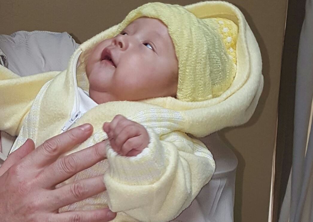 Irvin Estrada cumplió tres meses de edad el mismo día en que salió del hospital. (Foto Prensa Libre: Cortesía)