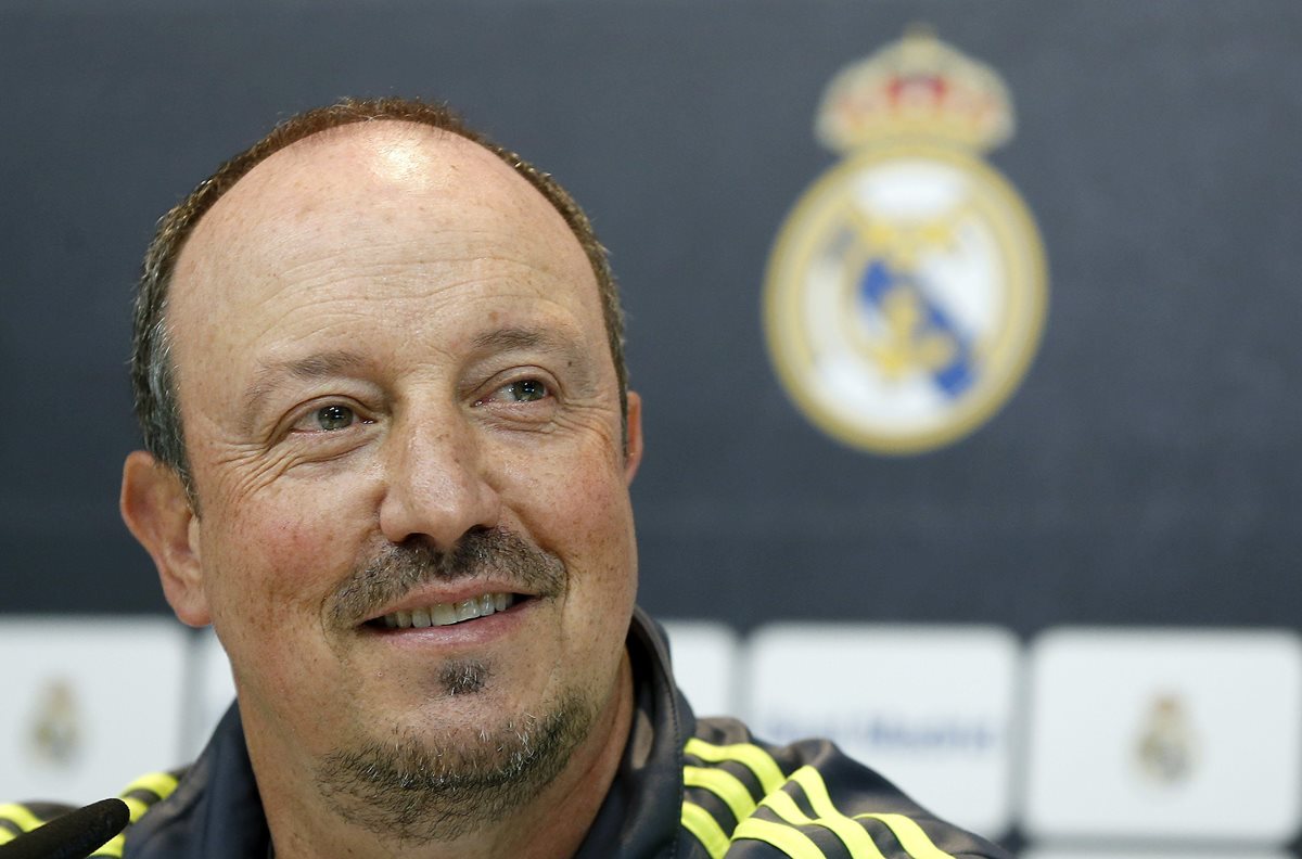 Rafa Benítez, técnico del Real Madrid compareció este viernes ante la prensa previo al juego con el Levante. (Foto Prensa Libre: EFE)