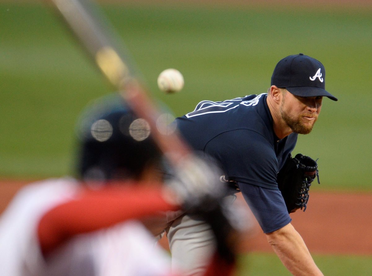 Los Bravos de Atlanta pasan un mal momento en la temporada. (Foto Prensa Libre: AP)