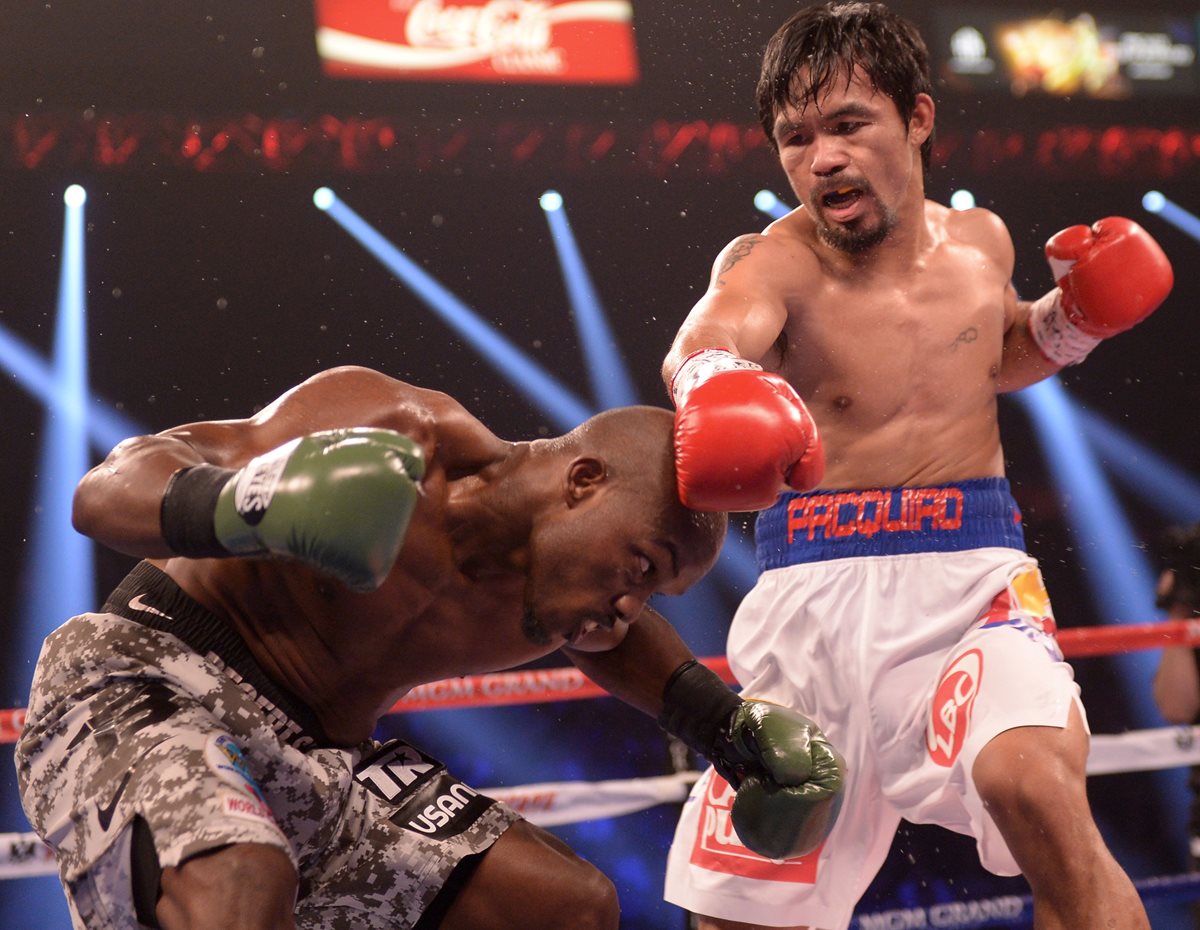 Manny Pacquiao busca rival para poder despedirse en el cuadrilátero. (Foto Prensa Libre: AFP)