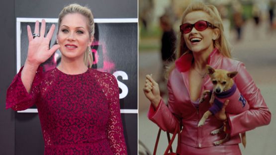 Christina Applegate dijo que Witherspoon "había hecho un mejor trabajo" del que ella hubiera hecho en "Legalmente rubia" GETTY IMAGES/SHUTTERSTOCK