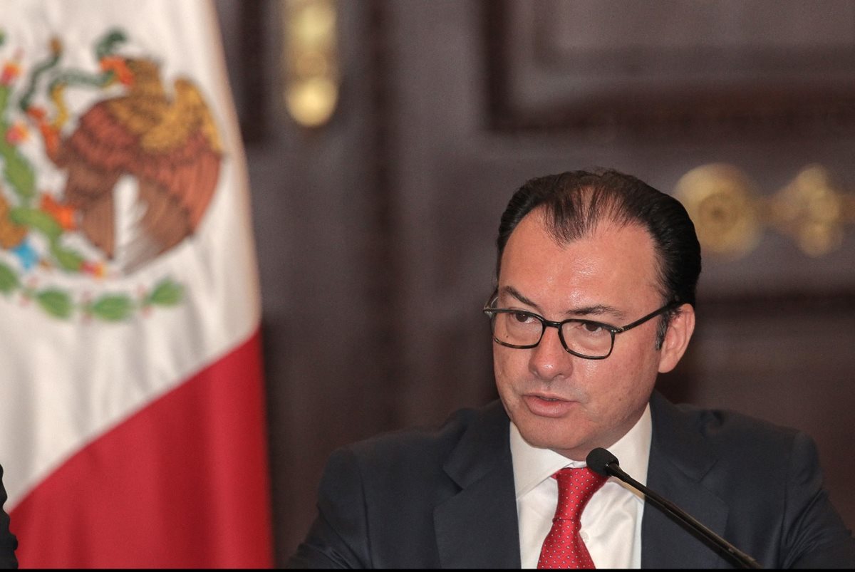 Luis Videgaray, artífice de la visita a México de Donald Trump.(Foto Prensa Libre: EFE).