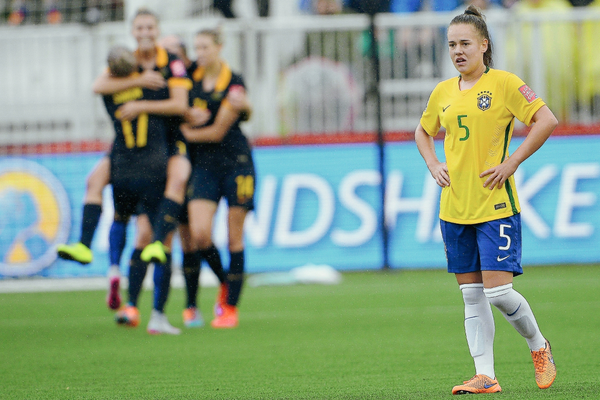 La selección de Brasil no logró brillar y quedó fuera. (Foto Prensa Libre: EFE)