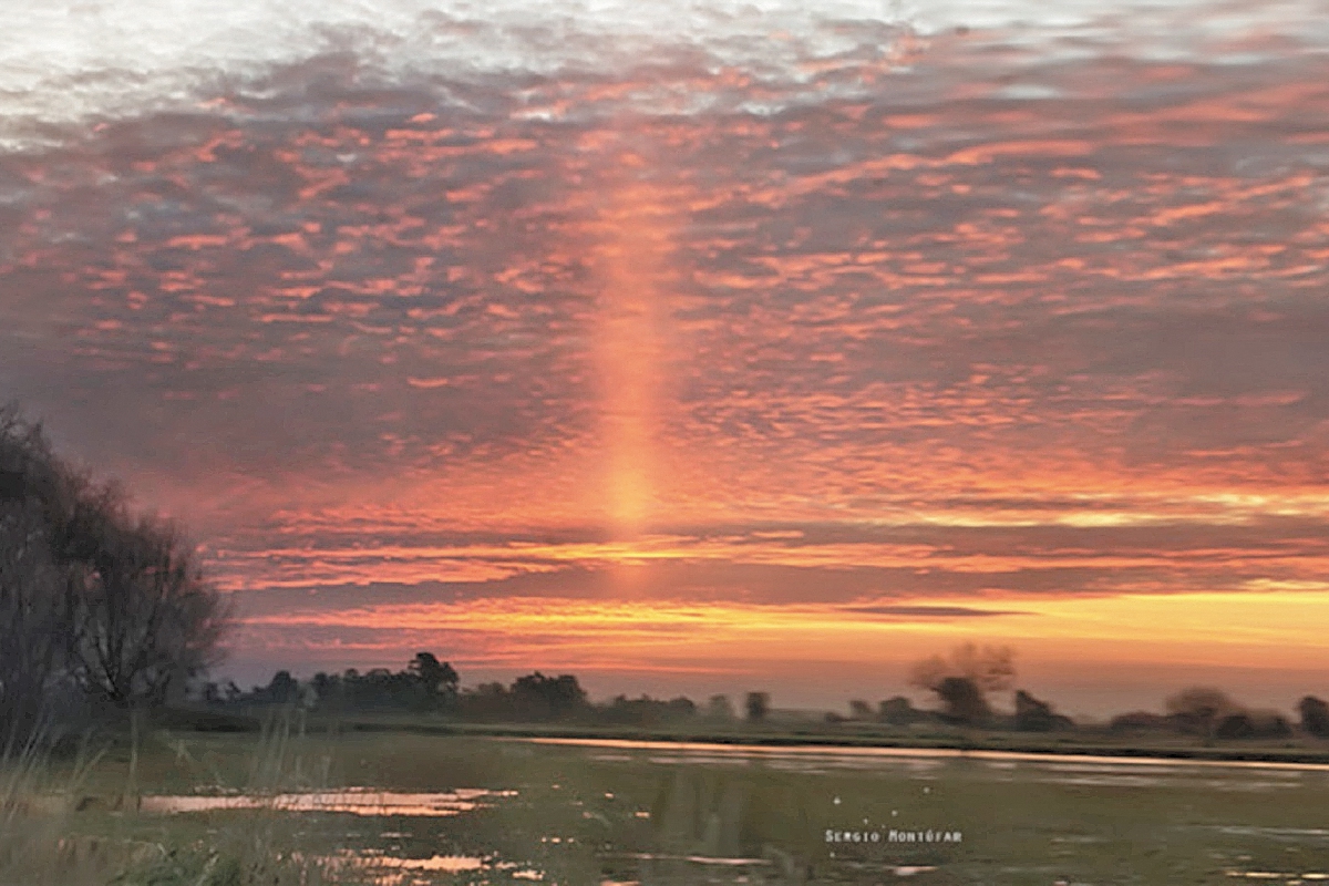 Atardecer en Buenos Aires (sept 2014) publicada en Epod (Earth Science Picture of the Day (Epod)(Foto cortesía S. Montúfar)