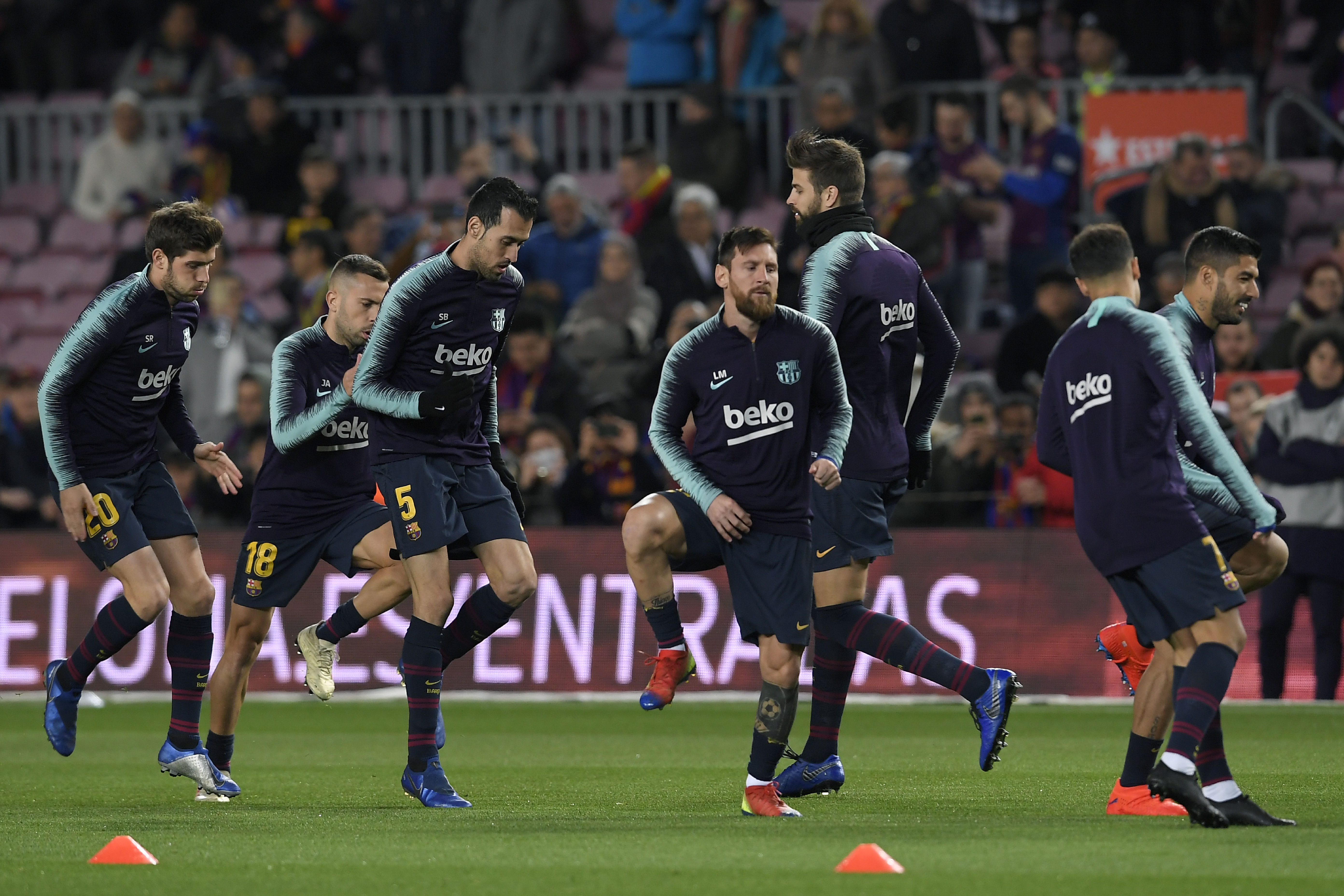 El Barcelona perdió en el juego de ida contra el Levante.