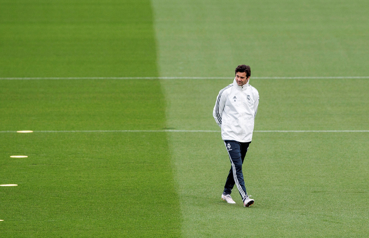 Santiago Solari se ha convertido en el entrenador 13 en la era del presidente Florentino Pérez. (Foto Prensa Libre: EFE)