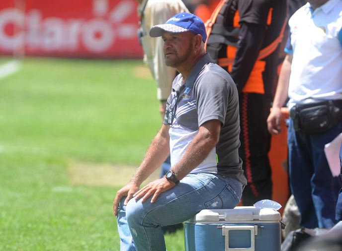 Wálter Claverí, técnico de Suchi, confía en salir del mal momento que vive su equipo en el Clausura. (Foto Prensa Libre: Edwin Fajardo).