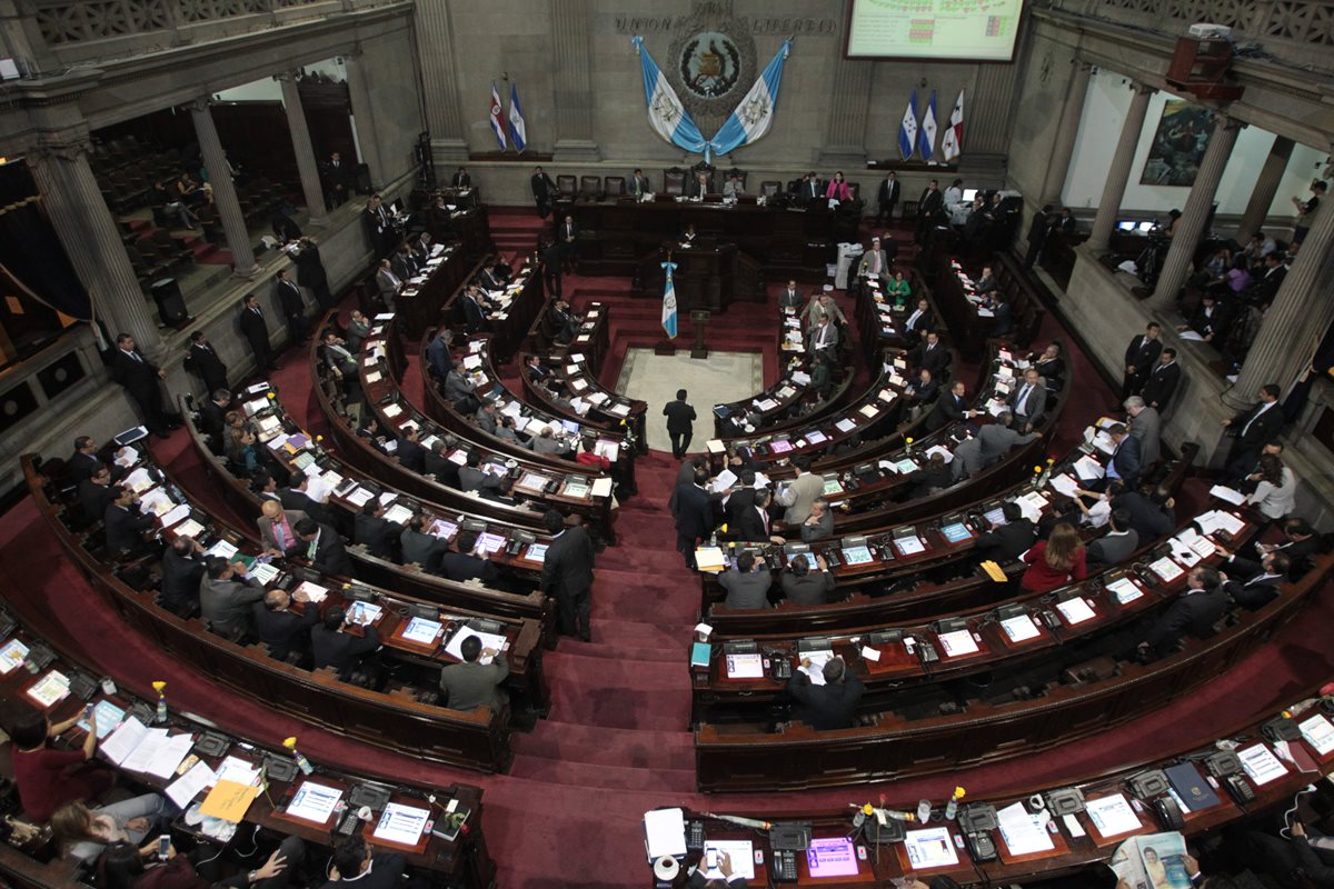 Los jefes de bloques del Congreso celebraron ayer la primera sesión ordinaria del segundo período legislativo. (Foto Prensa LIbre. Hemeroteca PL)