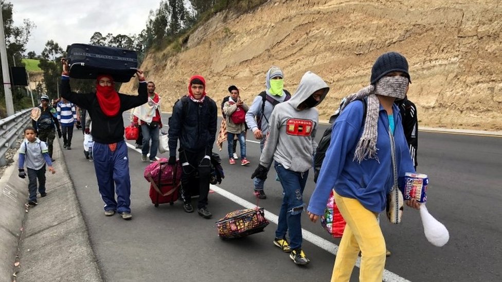 Miles de venezolanos viven actualmente en Ecuador, luego de emigrar de la crisis económica y política que vive Venezuela. FOTO:Reuters