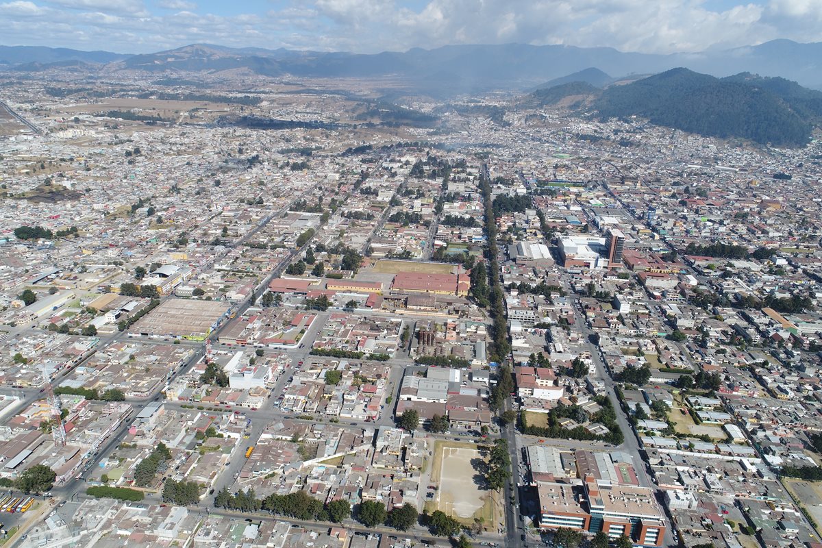 Vista panorámica de la Ciudad de Quetzaltenango. (Foto: Cortesía Digemuc)