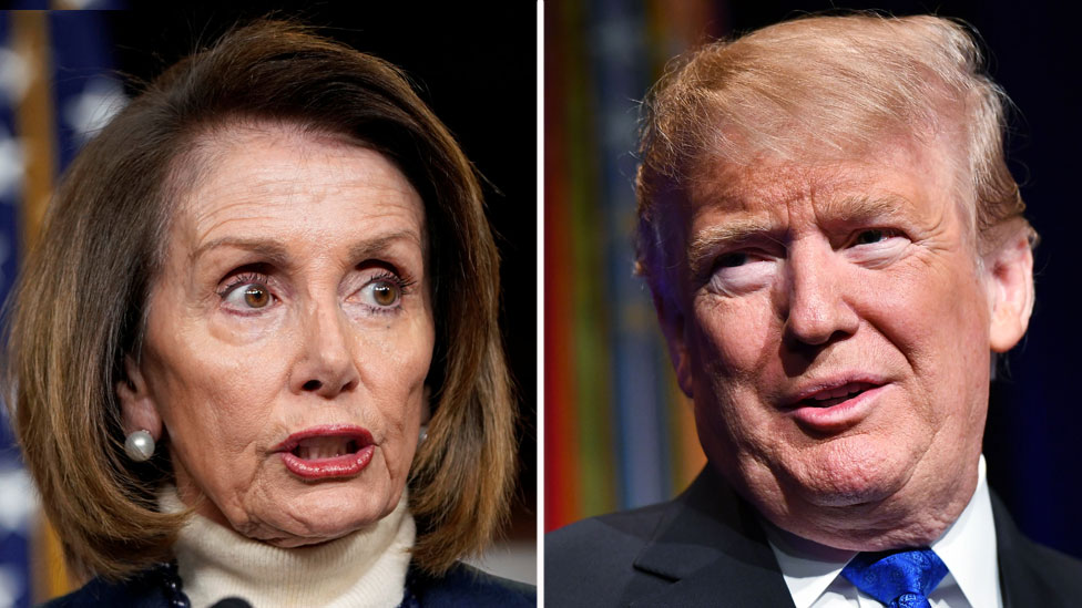 Trump pospuso el viaje de Pelosi luego de que ella le pidiera posponer su discurso sobre el Estado de la Unión. REUTERS/AFP