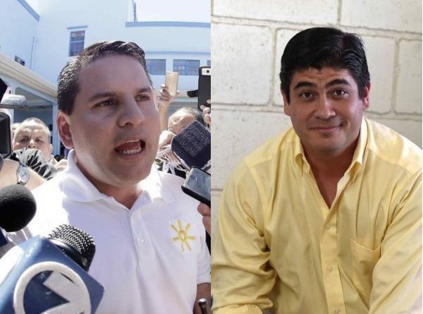 Los candidatos presidenciales Fabricio Alvarado y Carlos Alvarado disputarán la Presidencia de Costa Rica en una segunda vuelta. (Foto Prensa Libre: EFE y AFP).