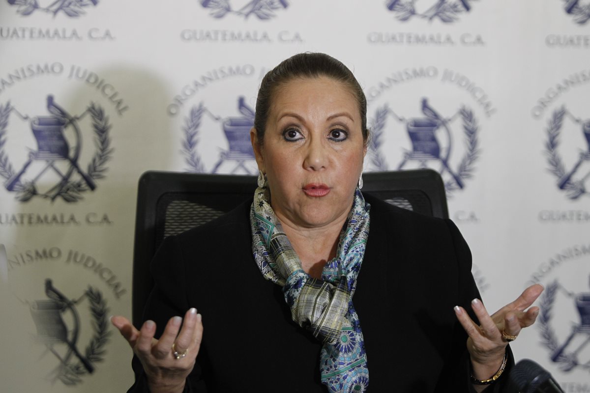 Blanca Stalling integrará la Cámara Civil al momento de retomar actividades como magistrada de la CSJ. Fotografía: Prensa Libre. 