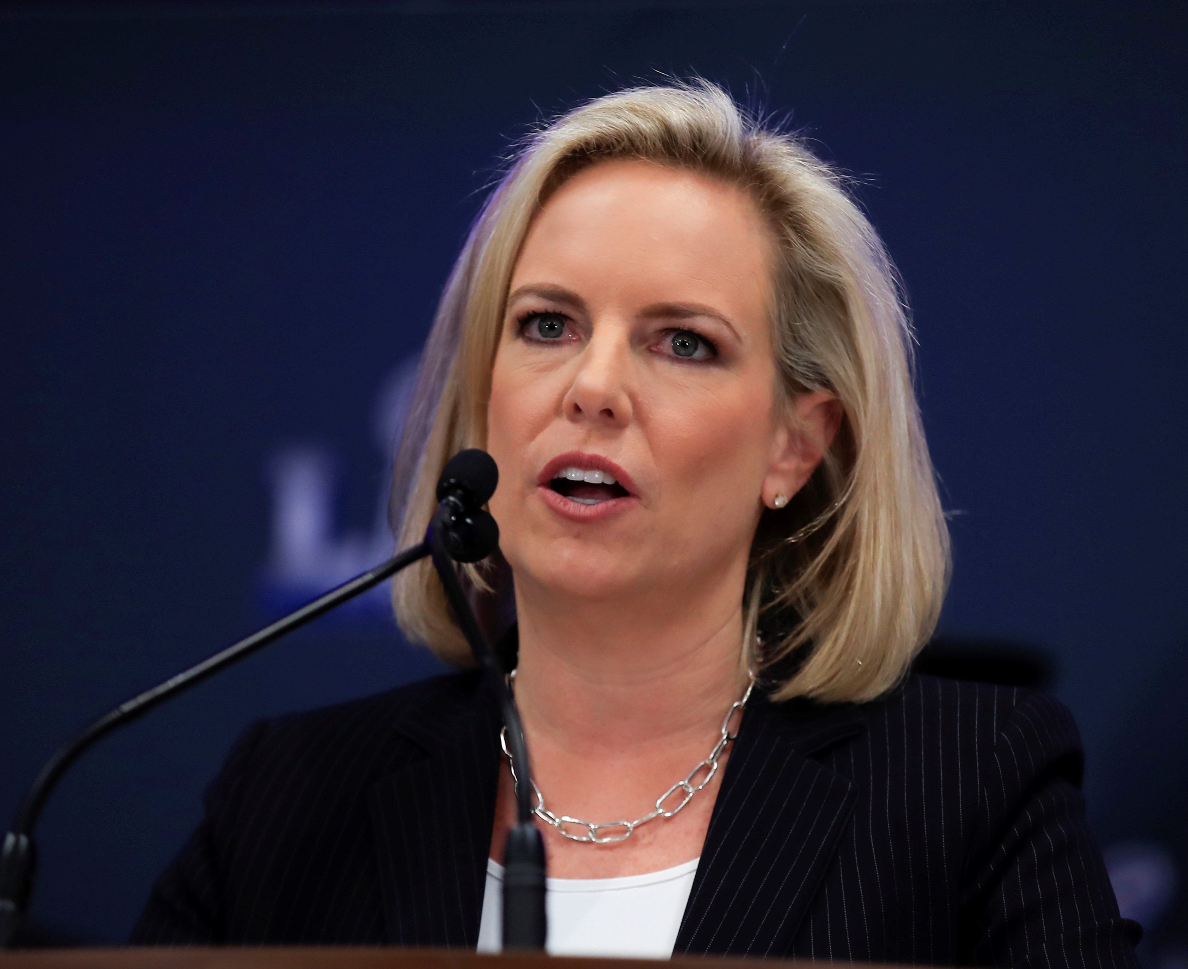 La secretaria de Seguridad Nacional de Estados Unidos, Kirstjen Nielsen, firmó la carta donde solicita deportar a los niños que lleguen e ese país no acompañados. (Foto Prensa Libre: hemeroteca PL)