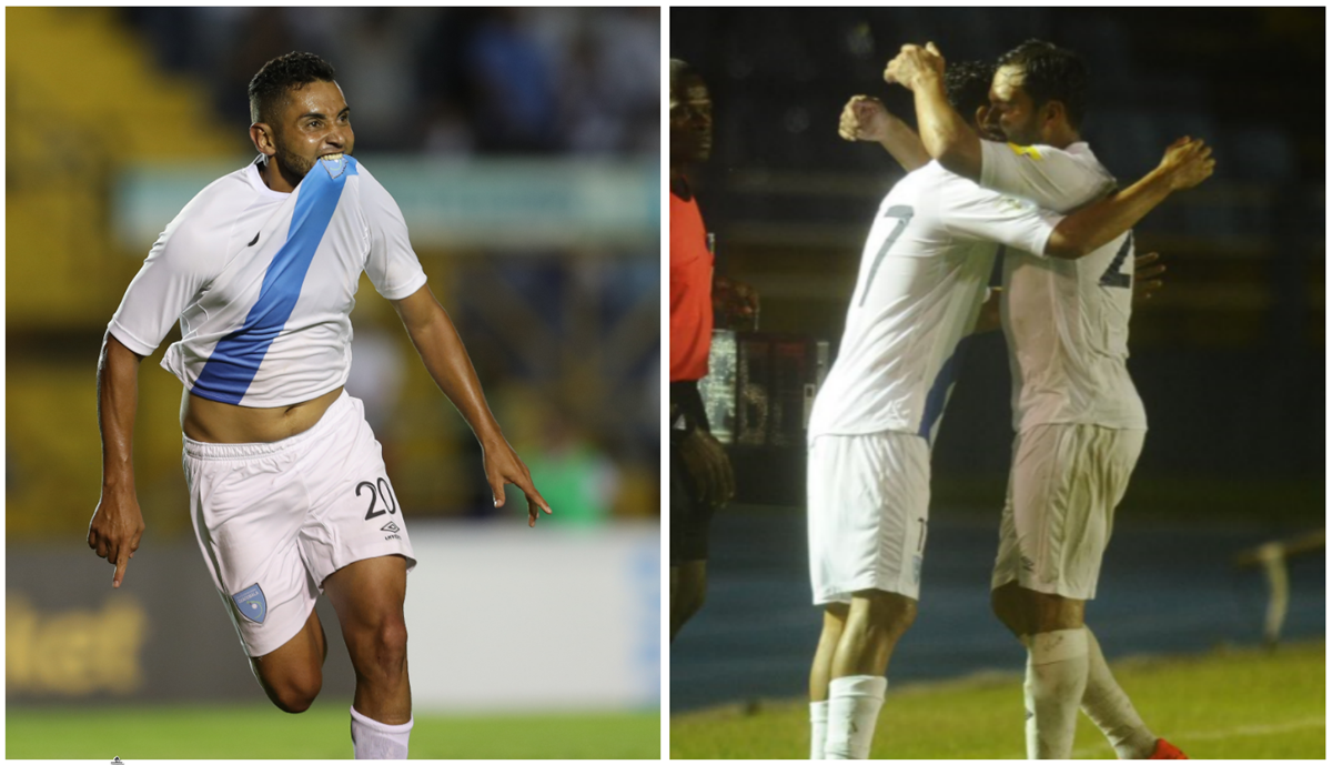 En septiembre del 2016 Danilo Guerra ingresaba en el adiós de Carlos Ruiz. Casi dos años después el goleador petenero juega de titular con el 20 que usó Ruiz. (Foto Prensa Libre: Francisco Sánchez)