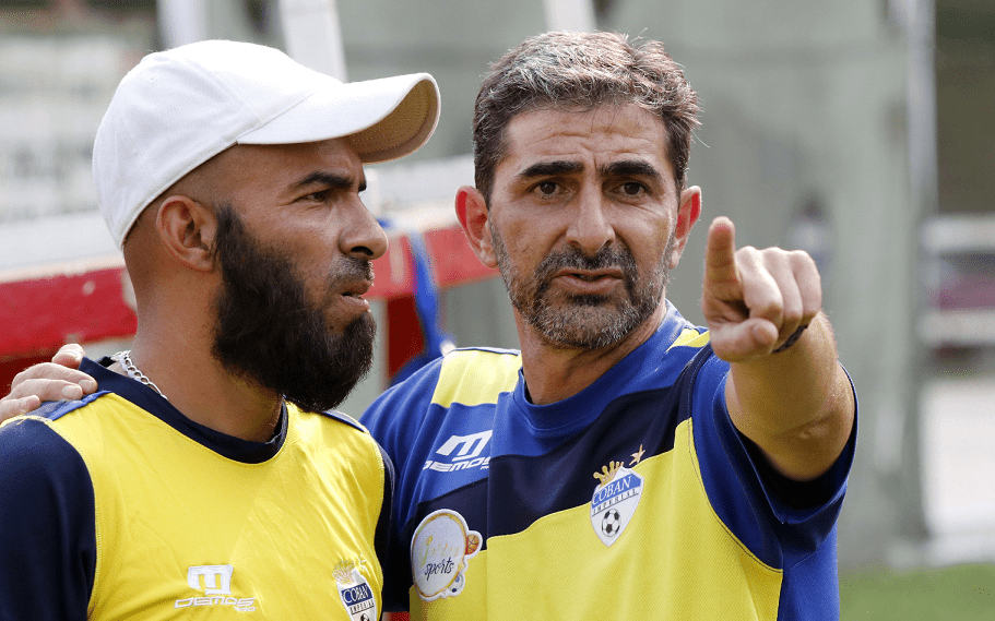 Fabricio Benítez trabaja con Cobán Imperial para avanzar directo a semifinales en el Clausura 2018. (Foto Prensa Libre: Eduardo Sam Chun)