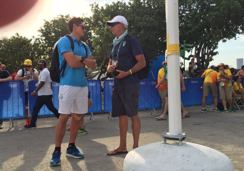 Juan Maegli tendrá que esperar hasta el martes para competir en la final de la clase láser.(Foto Prensa Libre: COG)