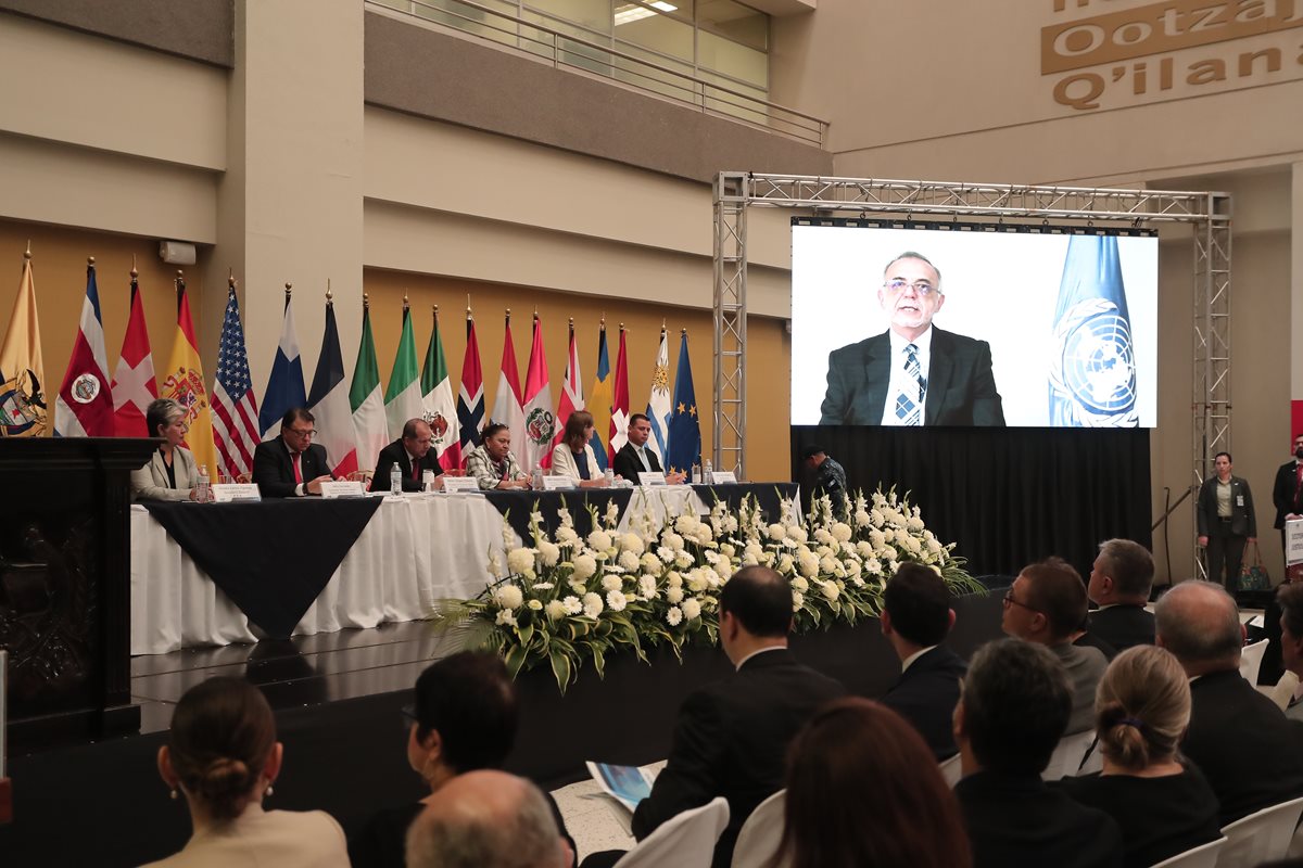 En el Ministerio Público (MP) fue presentado el XI Informe Anual de Labores de la Cicig. (Foto Prensa Libre: Juan Diego González)