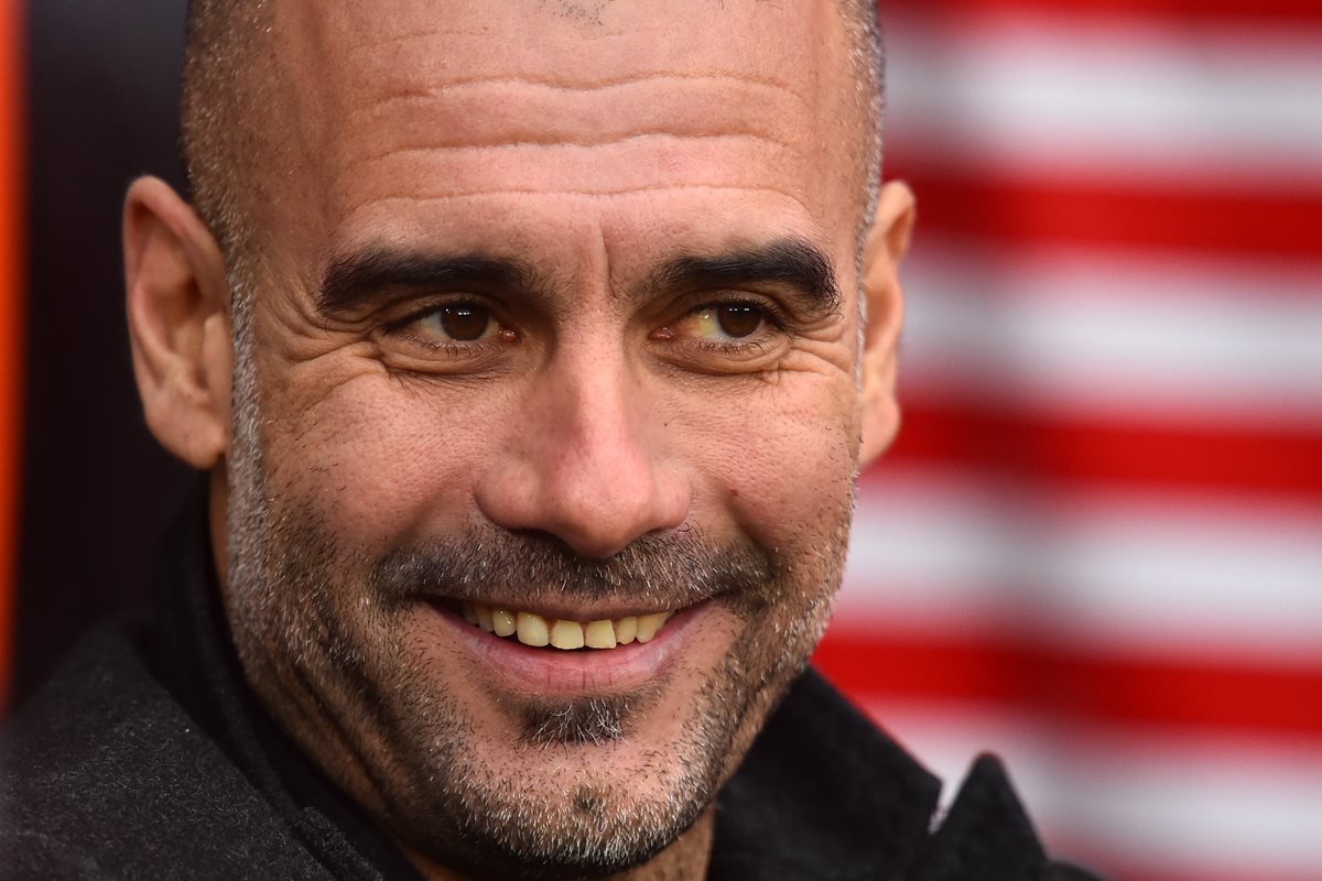 Josep Guardiola busca el bicampeonato con el Manchester City. (Foto Prensa Libre: AFP)