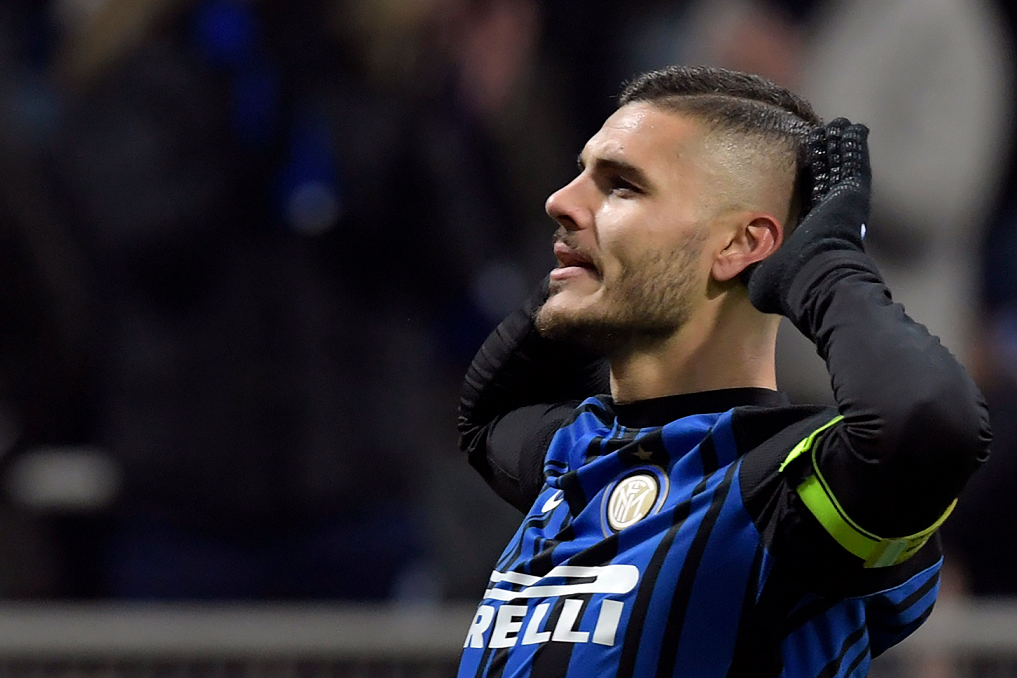 El argentino Mauro Icardi es uno de los delanteros más deseados por los equipos europeos. (Foto Prensa Libre: AFP)