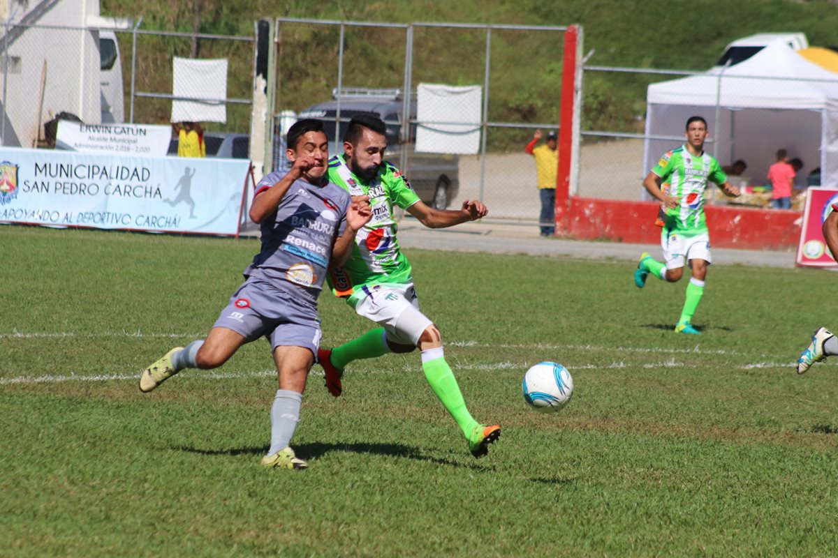 A Carchá el empate le supo a triunfo este domingo en el Juan Ramón Ponce Guay. (Foto Prensa Libre: Eduardo Sam Chun)