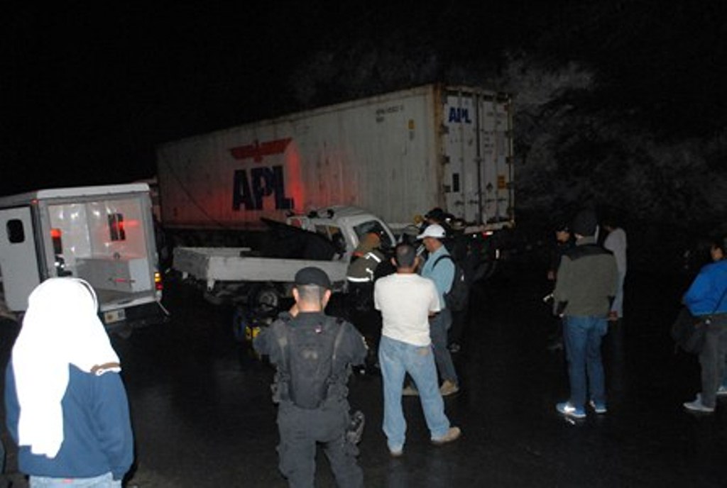 Lugar donde ocurrió la tragedia en Sanarate, El Progreso. (Foto Prensa Libre: Hugo Oliva).