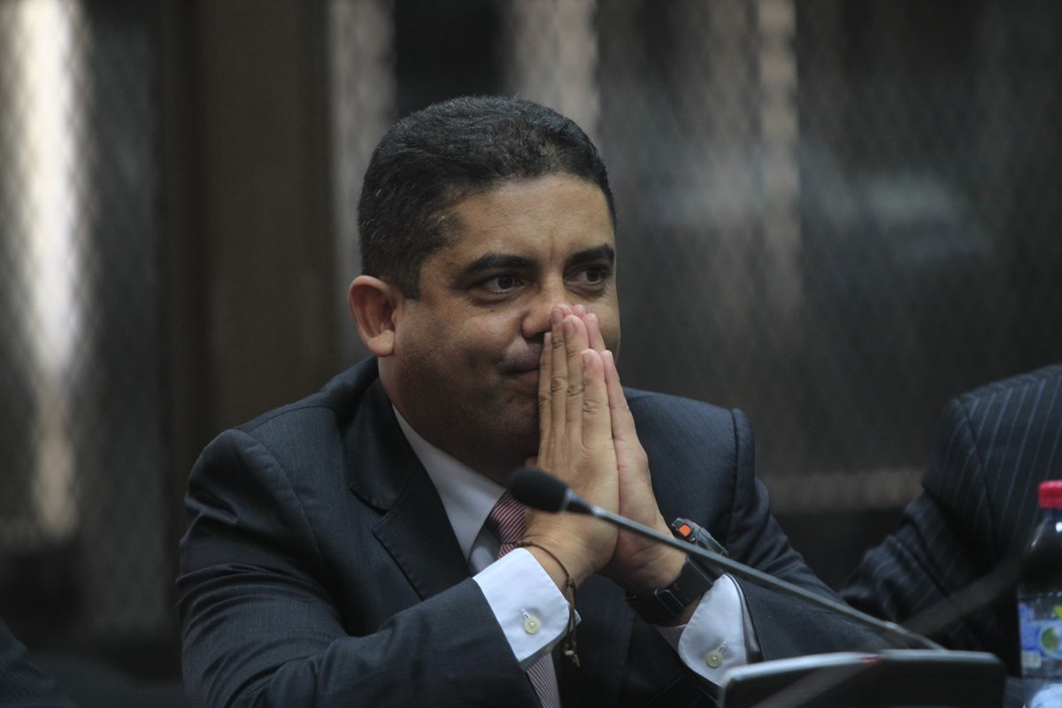 Juan Carlos Monzón durante una audiencia en el Juzgado de Mayor Riesgo B en 2016. (Foto Prensa Libre: Hemeroteca PL)