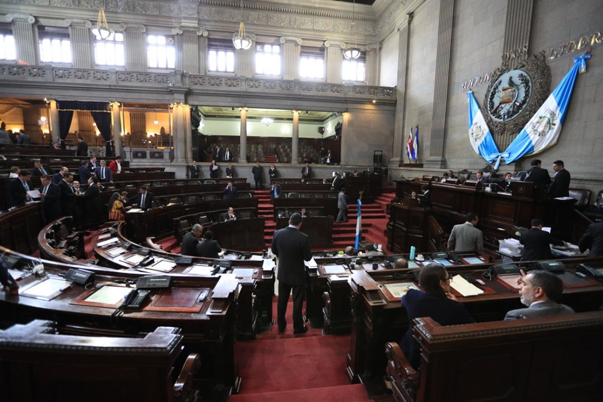 Hemiciclo del Congreso de la República. (Foto Prensa Libre: Hemeroteca PL).