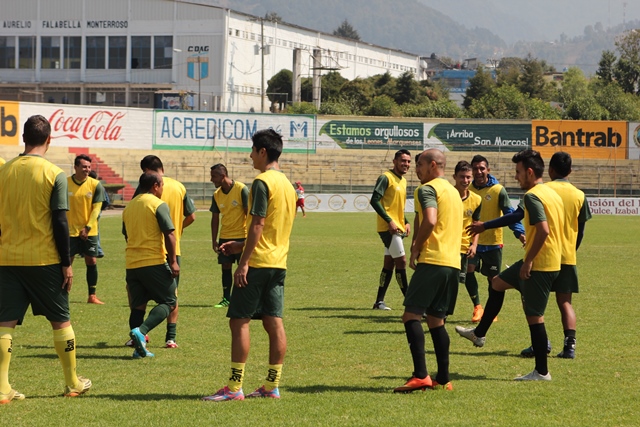 Marquense cerró su preparación para enfrentar el domingo a Municipal. (Foto Prensa Libre: Aroldo Marroquín).