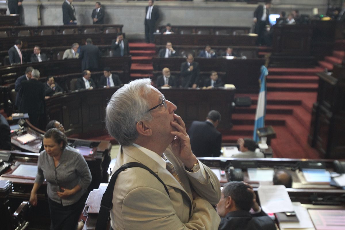 Oliverio García Rodas sería el próximo presidente del Congreso en una planilla multipartidaria. (Foto Prensa Libre: Hemeroteca PL)